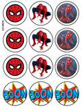 Spiderman Themed Edible images