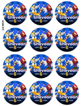 Sonic-Themed Edible Images