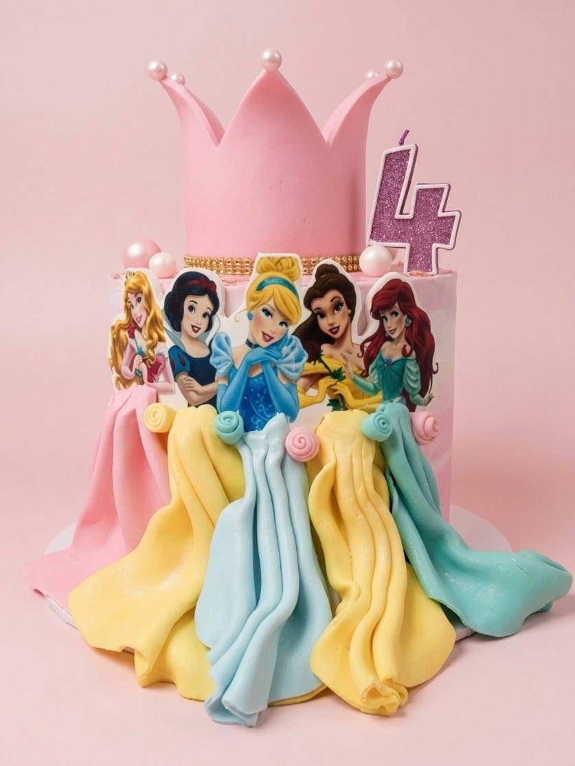 Disney Princess Birthday Cake