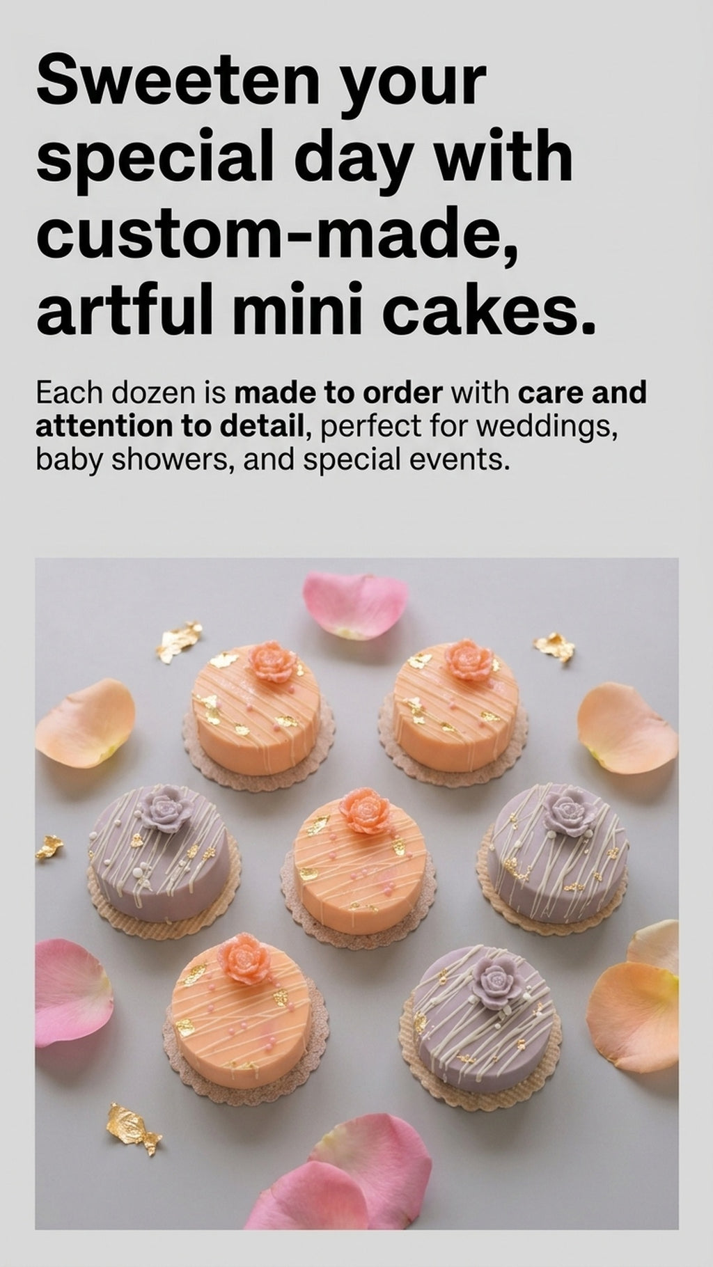 Mini cakes