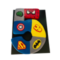 Kids Theme Cakes -Superhero Number Cake