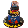 Kids Theme Cake -Hot Wheels Birthday Cake