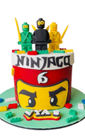 Ninjago Cake – Fondant & Buttercream Finished