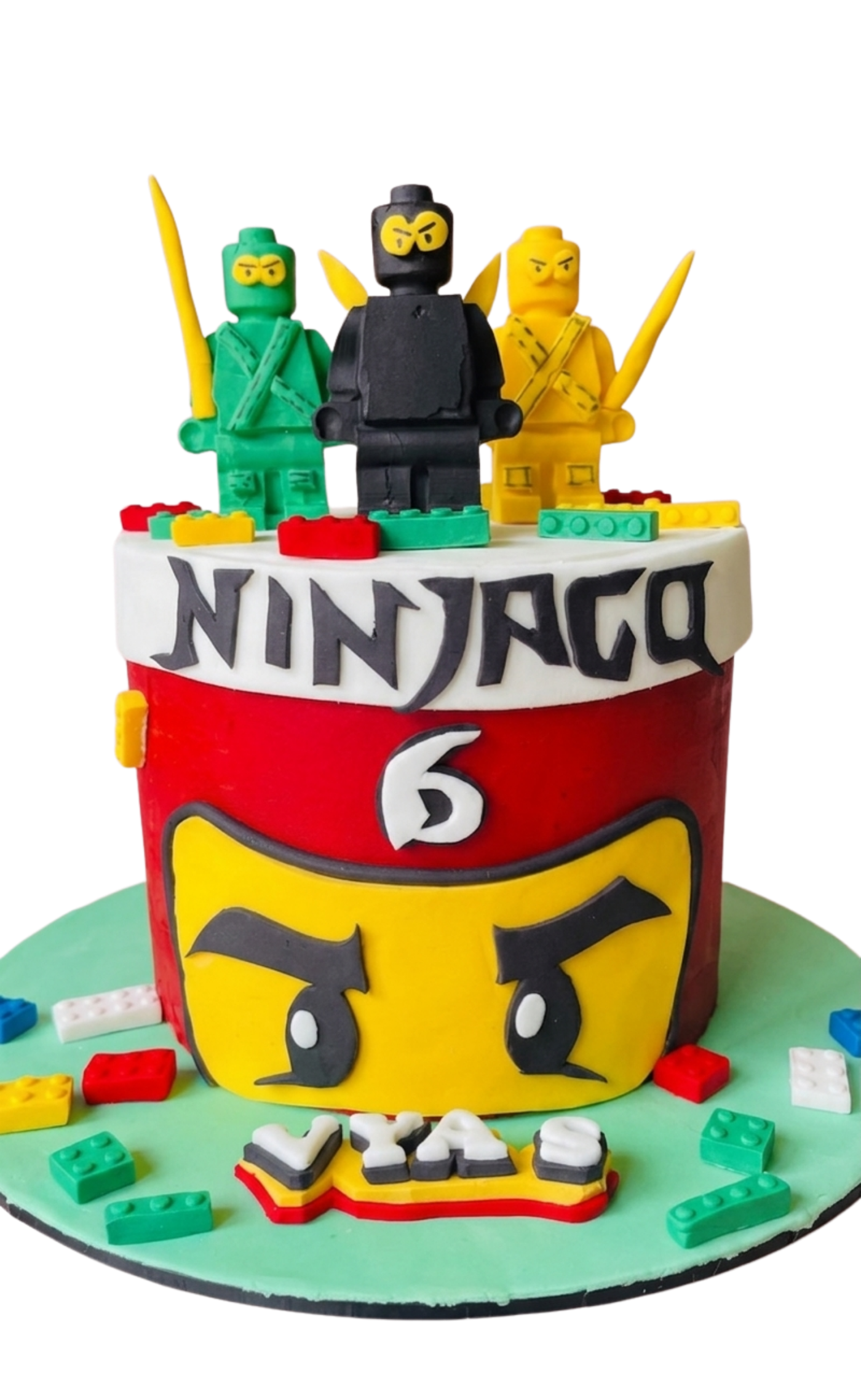 Ninjago Cake – Fondant & Buttercream Finished