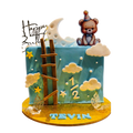 Teddy Bear Dream Half Birthday Cake