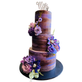 Wedding Cake with Floral Decoration