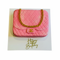 Chanel Handbag Cake - Clean Background