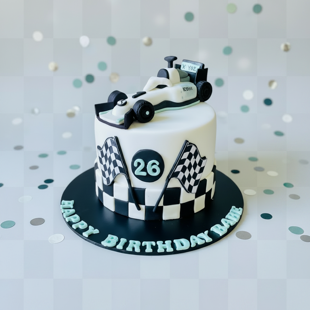 F1 Cake Same Soft Background