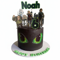How to Train Your Dragon Birthday Cake