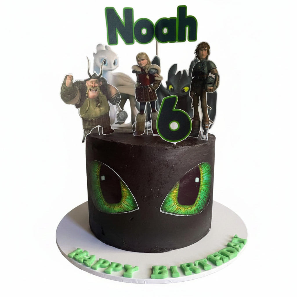 How to Train Your Dragon Birthday Cake