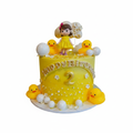 Rubber Duck Birthday Cake - Plain White
